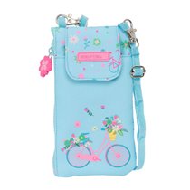 Monedero Portamovil Reciclado Safta "Bicicleta" 10 x 19 cm.