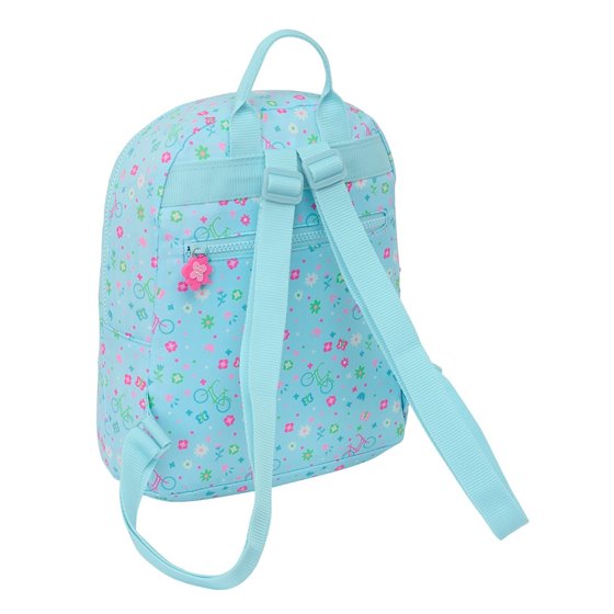 Mini Mochila Reciclado Safta "Bicicleta" 25 x 30 x 13 cm.