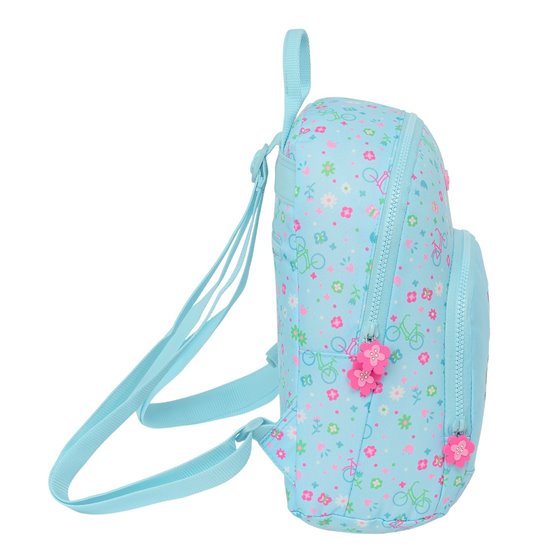 Mini Mochila Reciclado Safta "Bicicleta" 25 x 30 x 13 cm.