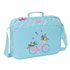 Cartera Extraescolares Reciclado Safta "Bicicleta" 38 x 28 x 6 cm.