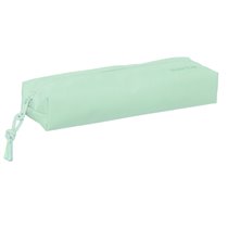 Portatodo Rectangular Con Goma Elastica 22Cm Safta "Light Green" 22 x 4 x 7 cm.