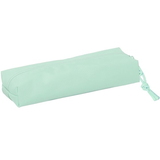 Portatodo Rectangular Con Goma Elastica 22Cm Safta "Light Green" 22 x 4 x 7 cm.