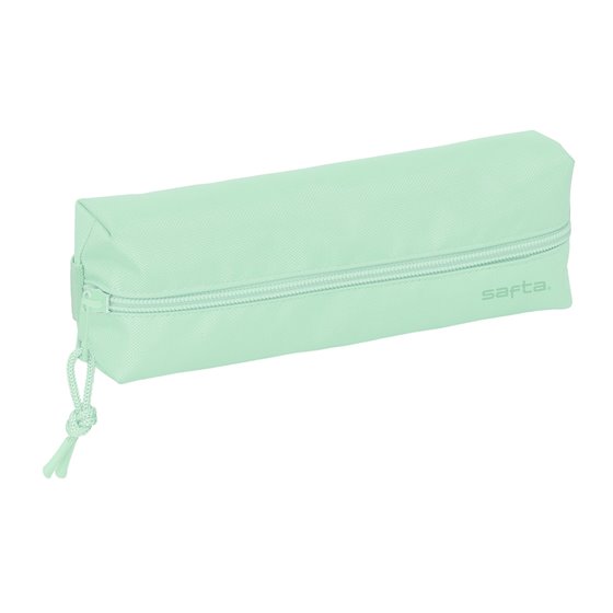 Portatodo Rectangular Con Goma Elastica 22Cm Safta "Light Green" 22 x 4 x 7 cm.