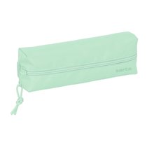 Portatodo Rectangular Con Goma Elastica 22Cm Safta "Light Green" 22 x 4 x 7 cm.