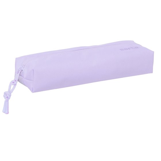 Portatodo Rectangular Con Goma Elastica 22Cm Safta "Light Purple" 22 x 4 x 7 cm.