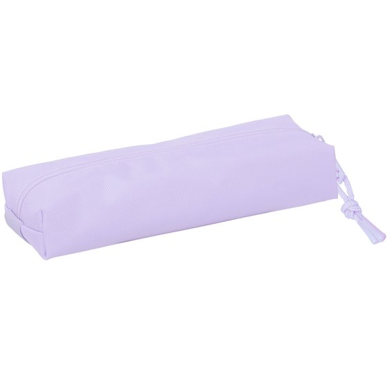 Portatodo Rectangular Con Goma Elastica 22Cm Safta "Light Purple" 22 x 4 x 7 cm.