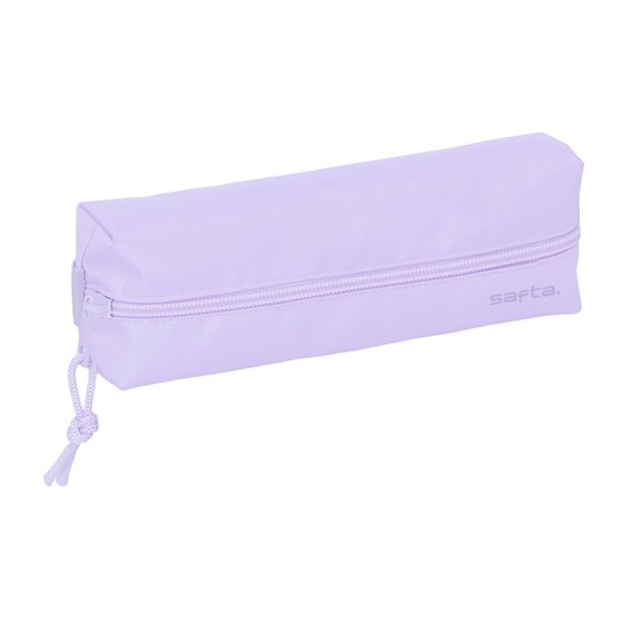 Portatodo Rectangular Con Goma Elastica 22Cm Safta "Light Purple" 22 x 4 x 7 cm.