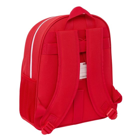 Mochila Infantil Adaptable A Carro Sevilla Fc 28 x 34 x 10 cm.