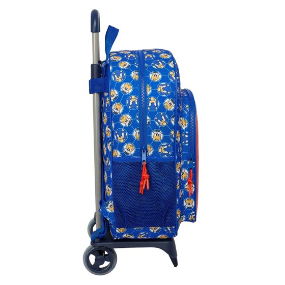 Mochila Con Carro  Sonic "Prime" 33 x 42 x 14 cm.