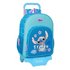 Mochila Con Carro  Stitch "Hawaii" 33 x 42 x 14 cm.
