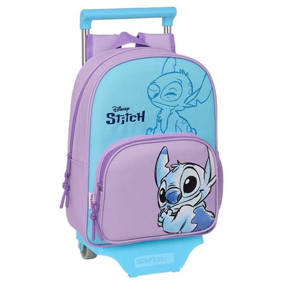 Mochila Con Carro  Stitch "Sweet" 26 x 34 x 11 cm.