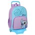 Mochila Con Carro  Stitch "Sweet" 33 x 42 x 14 cm.