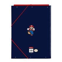 Carpeta Folio 3 Solapas Super Mario "World" 26 x 33,5 x 2,5 cm.