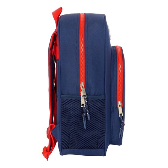 Mochila Junior Adaptable A Carro Super Mario "World" 32 x 38 x 12 cm.