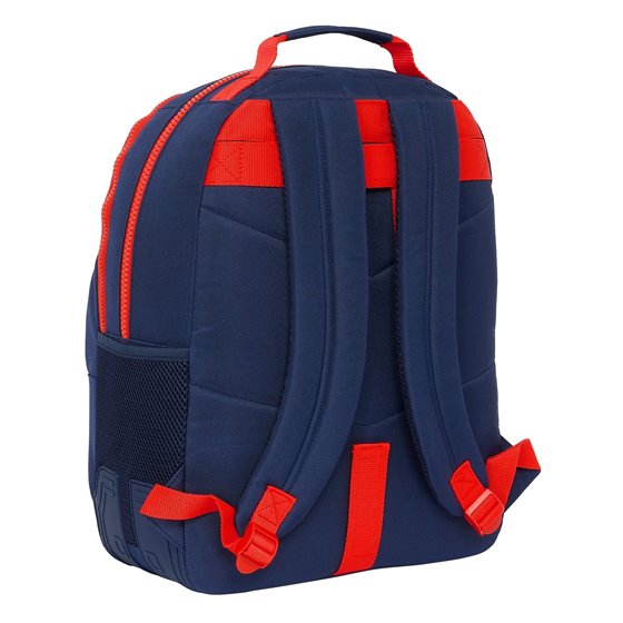 Mochila Doble Adaptable A Carro Super Mario "World" 32 x 42 x 15 cm.