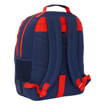 Mochila Doble Adaptable A Carro Super Mario "World" 32 x 42 x 15 cm.
