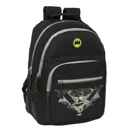Mochila Doble Adaptable A Carro Batman "Game Over" 32 x 42 x 15 cm.