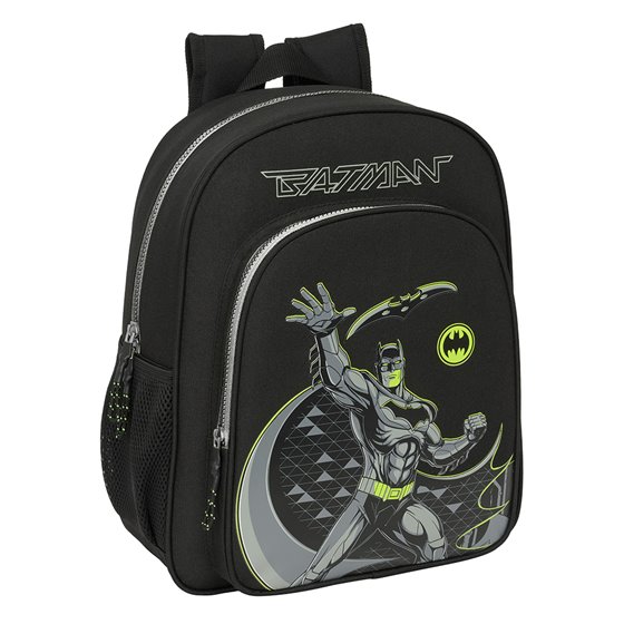 Mochila Junior Adaptable A Carro Batman "Game Over" 32 x 38 x 12 cm.