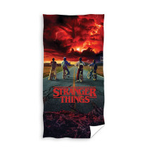 Toalla Microfibra Stranger Things 70 x 140 cm.