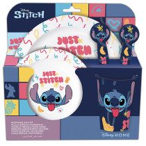 Set Micro Kids 5 Piezas En Estuche Stitch "Sweet" 24,5 x 24 x 5,5 cm.