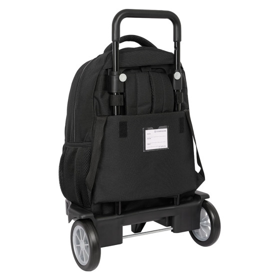 Mochila Con Ruedas Compact Evolution Extraible F.C.Barcelona "Black" 33 x 45 x 22 cm.