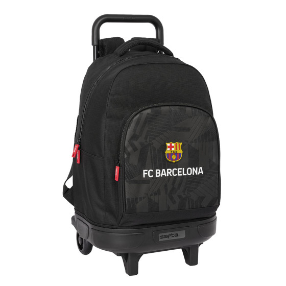 Mochila Con Ruedas Compact Extraible F.C.Barcelona "Black" 33 x 45 x 22 cm.