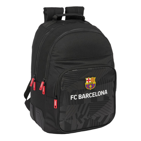 Mochila Doble Adaptable A Carro F.C.Barcelona "Black" 32 x 42 x 15 cm.