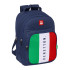Mochila Doble Adaptable A Carro Benetton "Flag" 32 x 42 x 15 cm.