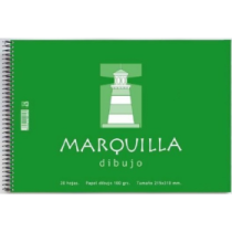 Bloc Espiral Dibujo MARQUILLA Folio 20 Hojas Liso