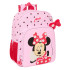 Mochila Adaptable A Carro Minnie Mouse "Naive" 33 x 42 x 14 cm.