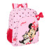 Mochila Junior Adaptable A Carro Minnie Mouse "Naive" 32 x 38 x 12 cm.