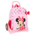Mochila Más Carro Evolution Minnie Mouse "Naive" 33 x 42 x 14 cm.