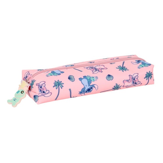 Portatodo Rectangular Con Goma Elástica 22Cm Stitch "Beach" 22 x 4 x 7 cm.
