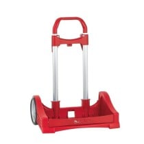 Carro Escolar Portamochila SAFTA Evolution Rojo Plegable 40 x
