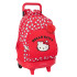 Mochila Con Ruedas Compact Extraible Hello Kitty "Iconic" 33 x 45 x 22 cm.