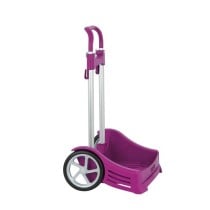 Carro Escolar Portamochila SAFTA Evolution Fucsia Plegable 40 x