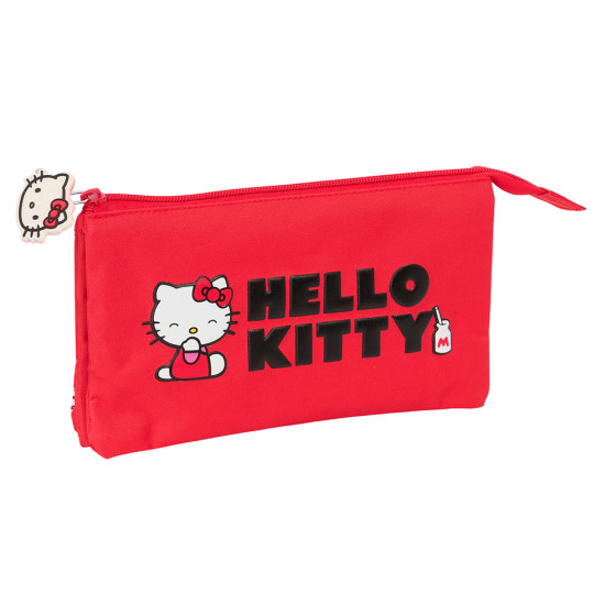 Portatodo Triple Hello Kitty "Iconic" 22 x 12 x 3 cm.