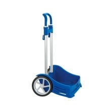 Carro Escolar Portamochila SAFTA Evolution Azulina Plegable 40