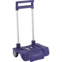 Carro Escolar Portamochila SAFTA Plegable Marino 30 x 85 x 23
