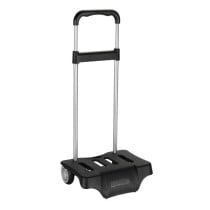 Carro Escolar Portamochila SAFTA Grande Negro 30 x 85 x 23 cm.