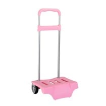 Carro Escolar Portamochila SAFTA Grande Rosa Claro 30 x 85 x 23