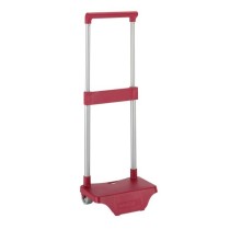 Carro Escolar Portamochila SAFTA Pequeño Granate 22 x 67,5 x 17