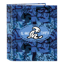Carpeta Folio 4 Anillas 35Mm Lomo Ancho El Niño "Roller" 