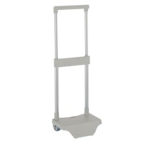 Carro Escolar Portamochila SAFTA Pequeño Plata 22 x 67,5 x 17