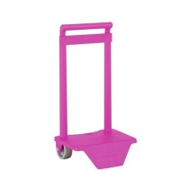 Carro Escolar Portamochila SAFTA Guardería Fucsia 18 x 54 x 16