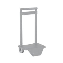 Carro Escolar Portamochila SAFTA Guardería Plata 18 x 54 x 16