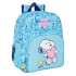 Mochila Junior Adaptable A Carro Snoopy "Love" 32 x 38 x 12 cm.