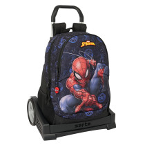 Mochila Más Carro Evolution Spider-Man "Attack" 32 x 44 x 16 cm.
