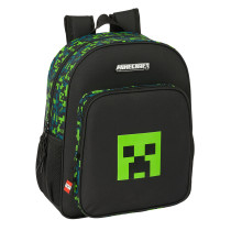 Mochila Junior Adaptable A Carro Minecraft "Tnt" 32 x 38 x 12 cm.