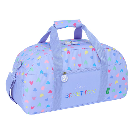 Bolsa Deporte Benetton "Lila" 50 x 26 x 20 cm.